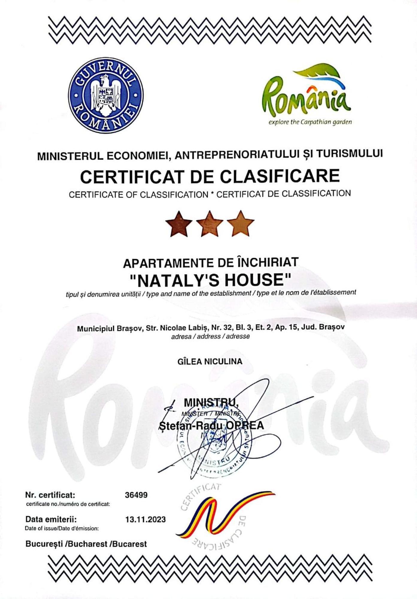 Nataly'S House Διαμέρισμα Μπρασόβ Εξωτερικό φωτογραφία